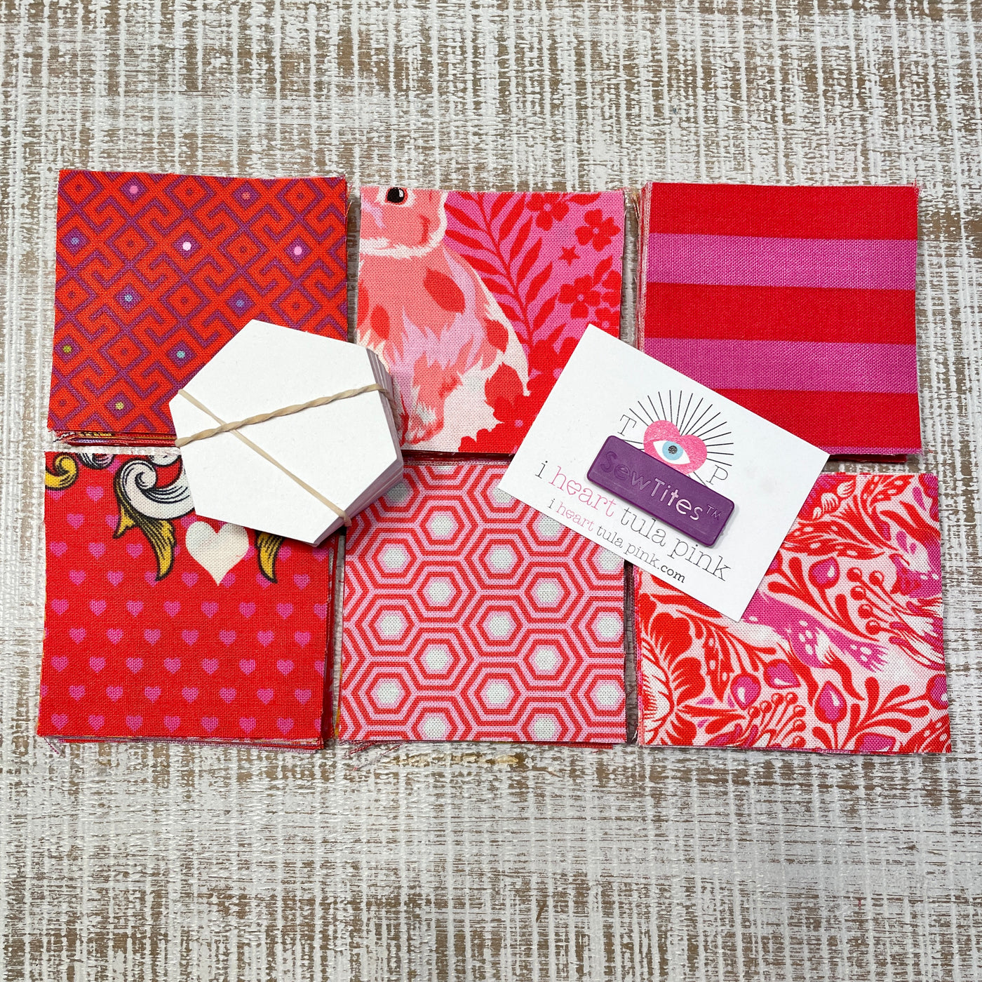 Red - Tula Pink "Colorway" Hexy Kit
