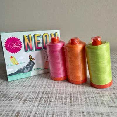 Tula Pink "NEON" Thread Set