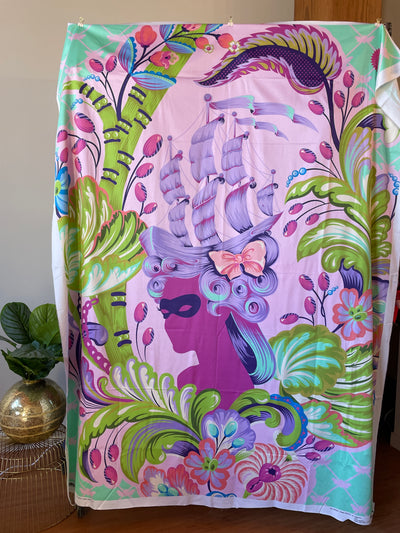 54" x 72" Tula Pink Parisville (Deja Vu) Quilt Backing