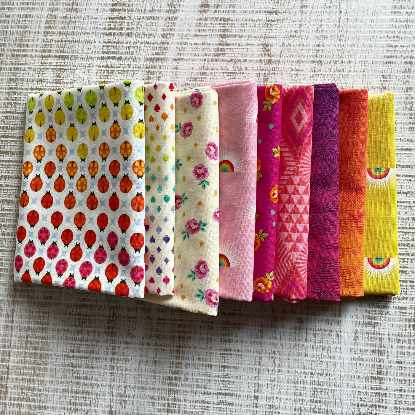 Pint Sized Prints - WARM - Fat Quarter Bundle
