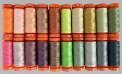 Tula Pink x Aurifil Neons & Neutrals Thread Collection 20CT