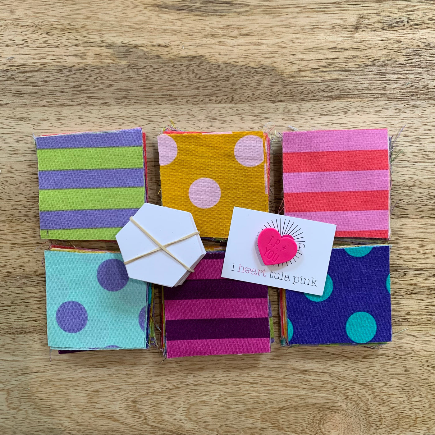Assorted Pom (dots) and Stripes Hexy Kit!
