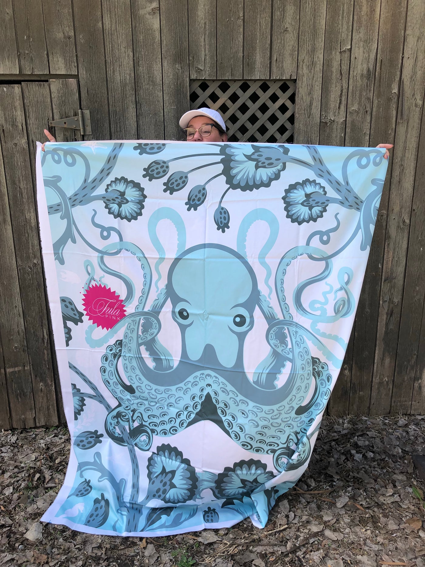 54" x 72" Tula Pink Salt Water Quilt Backing