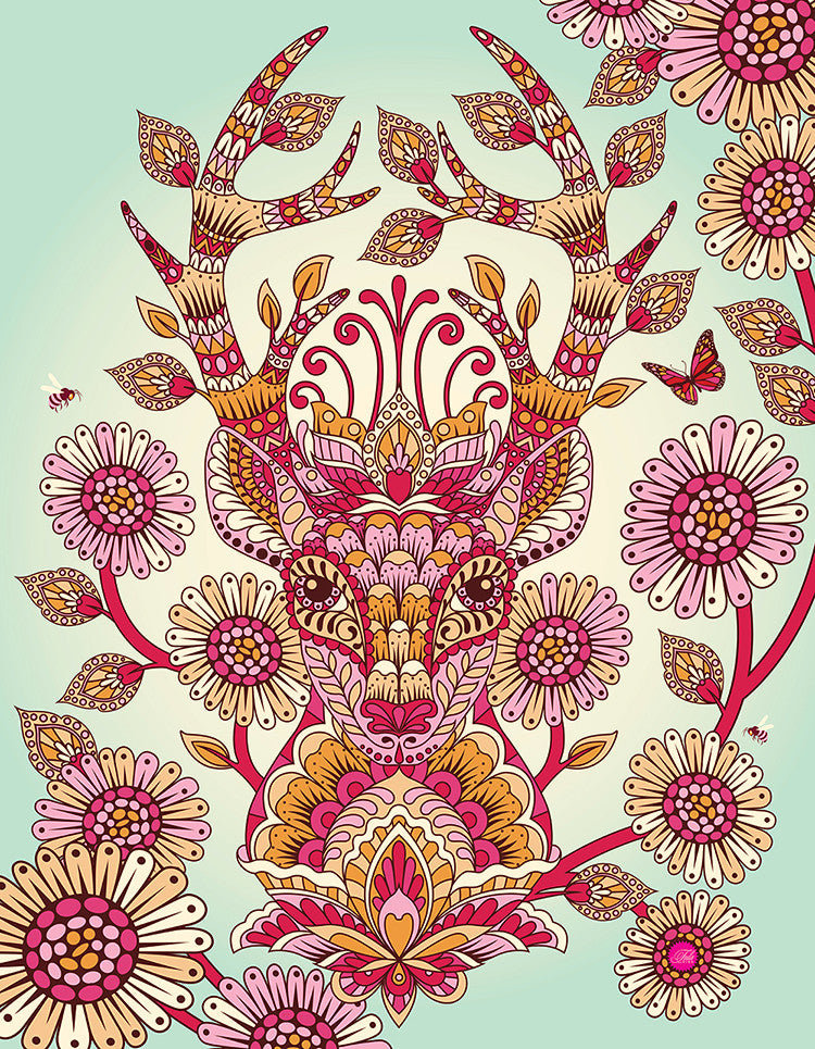 54" x 72" Tula Pink Moon Shine Quilt Backing