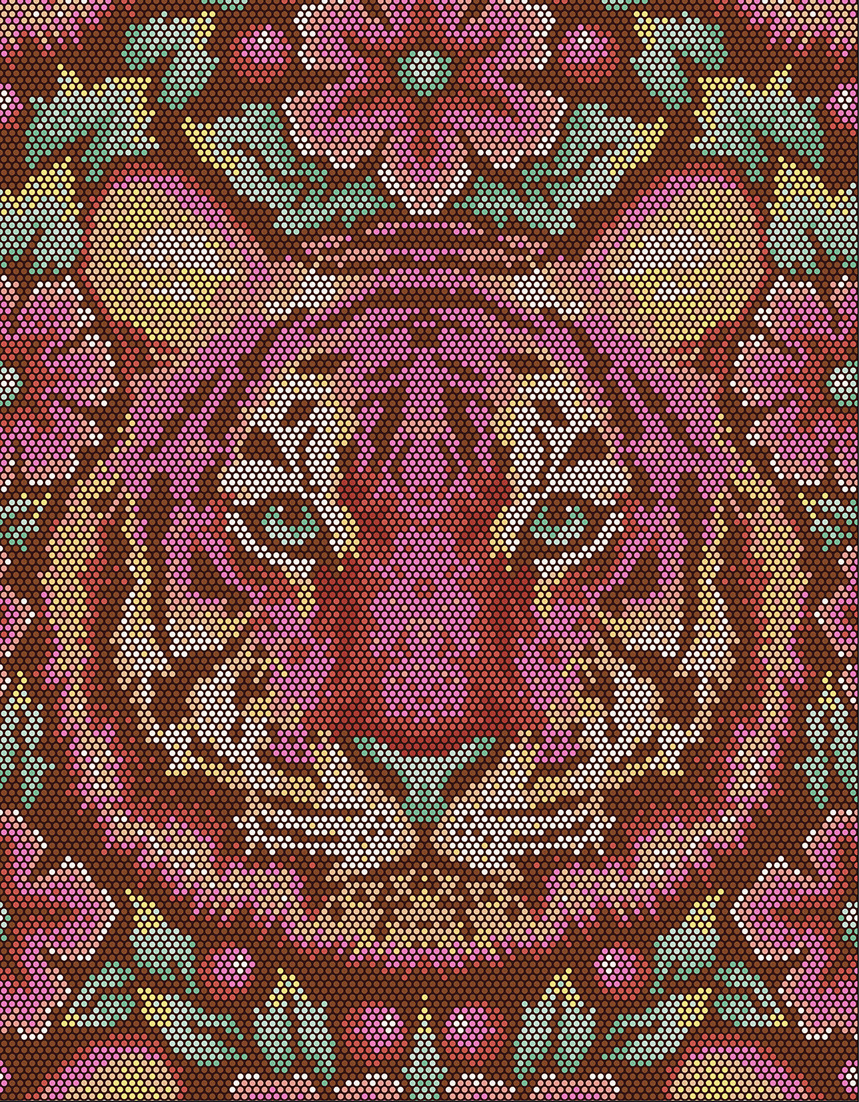 54" x 72" Tula Pink EDEN Tiger Quilt Backing - Tourmaline
